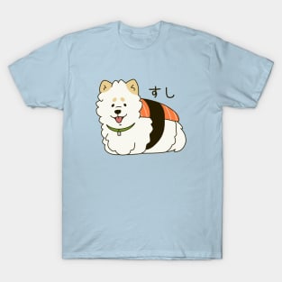 Sushi Samoyed Dog T-Shirt